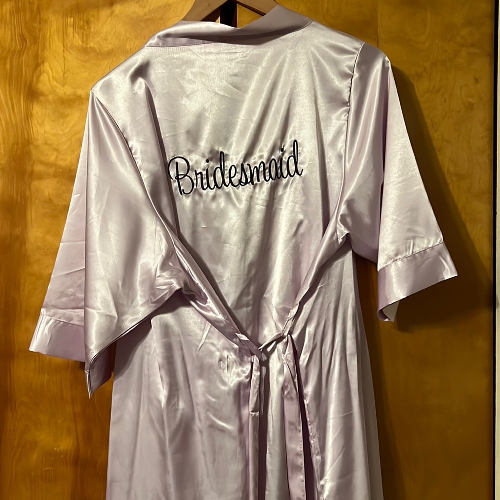 bridesmaid robe, brand new